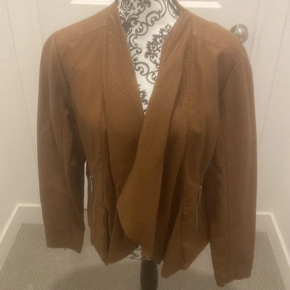 Kate and Mallory Vegan Leather Jacket size Large - Picture 6 of 7